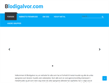 Tablet Screenshot of blodigalvor.com